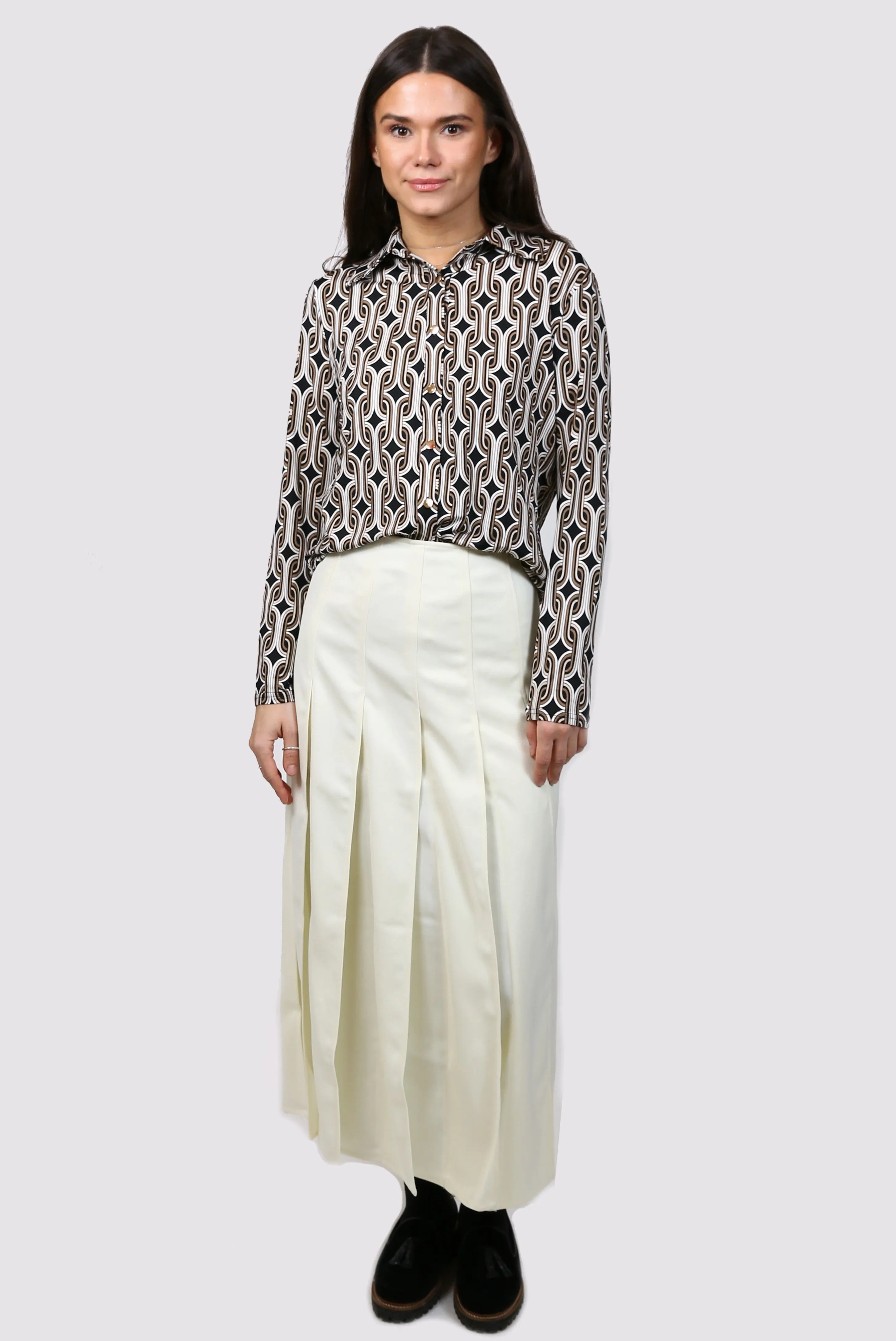 35" Inverted Pleats Skirt