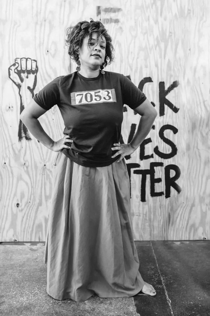 7053 tee - by basic. x alabama chanin