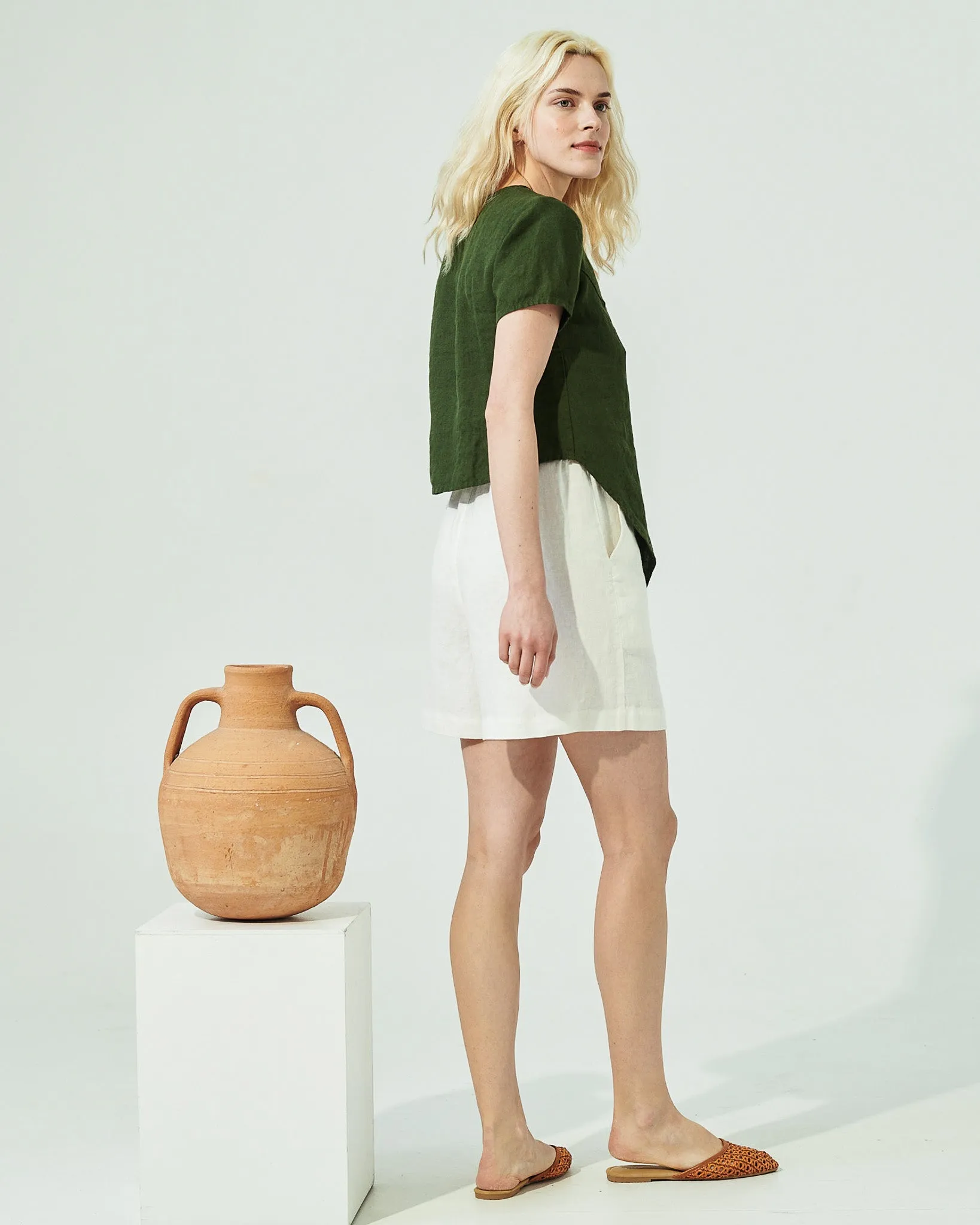 ALPINE knot front button shirt (SS24)