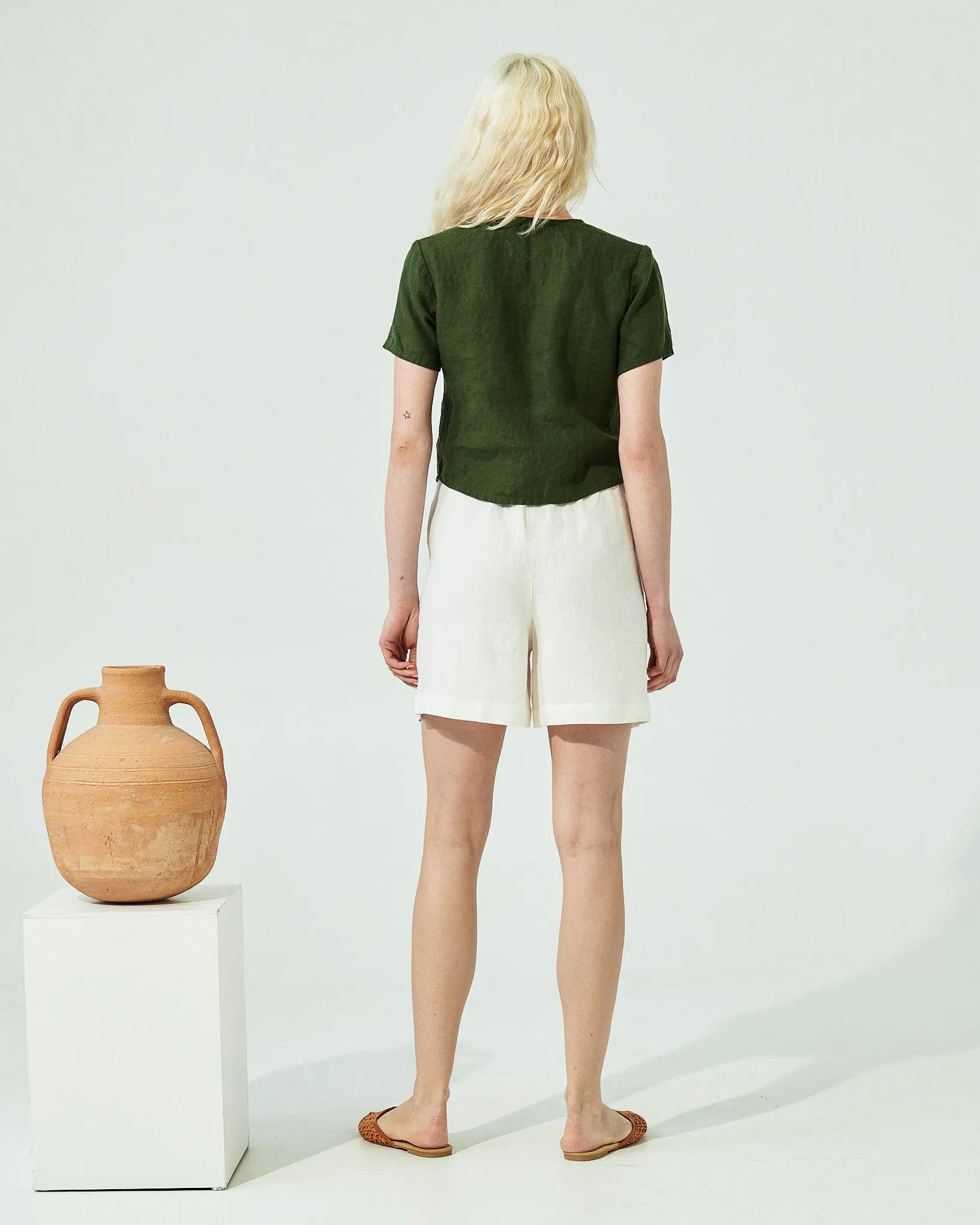 ALPINE knot front button shirt (SS24)