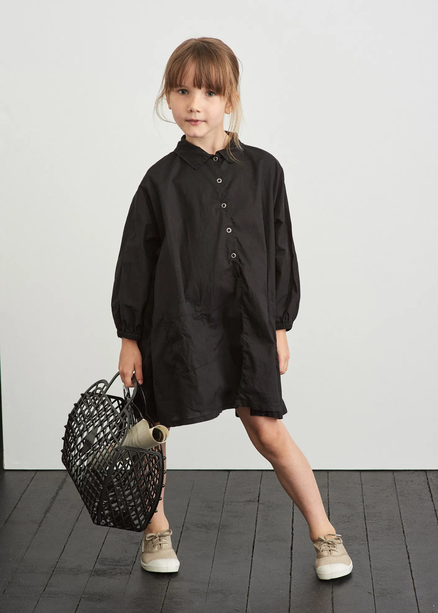 ANODA DRESS - BLACK