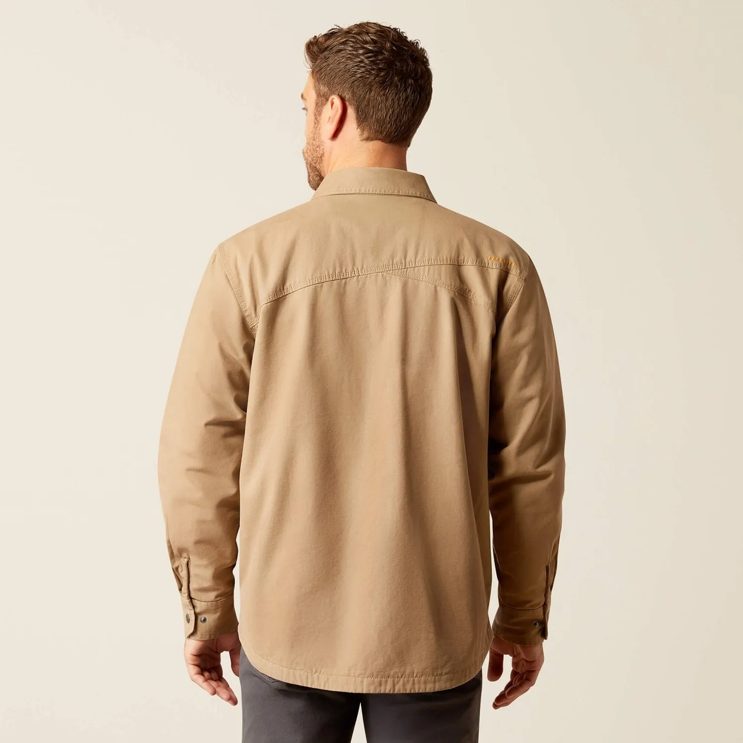 Ariat Men's Rebar Canvas Snap-Front Shirt Jacket