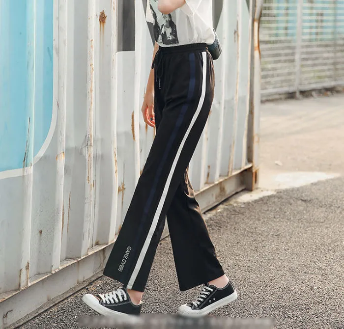 Celana Panjang Biru Training Olah Raga Casual Sporty