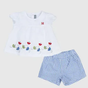 Colorful Butterflies Outfit Set