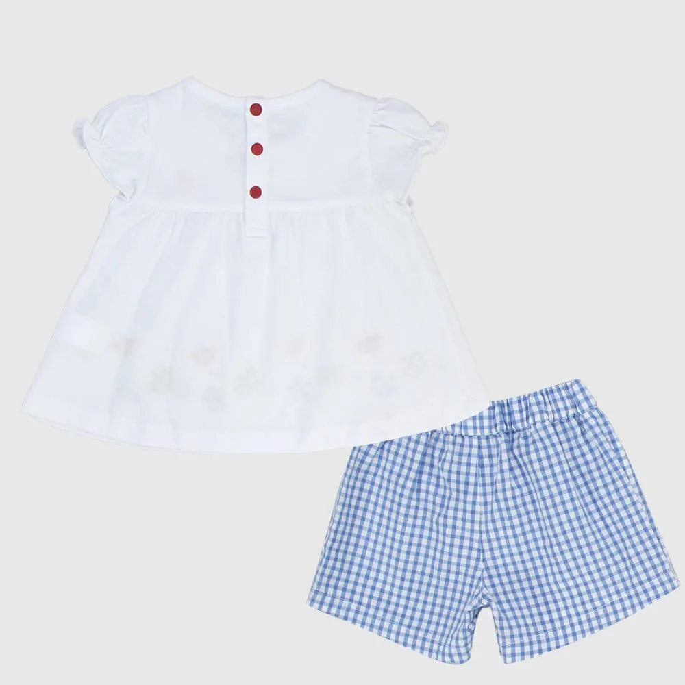 Colorful Butterflies Outfit Set
