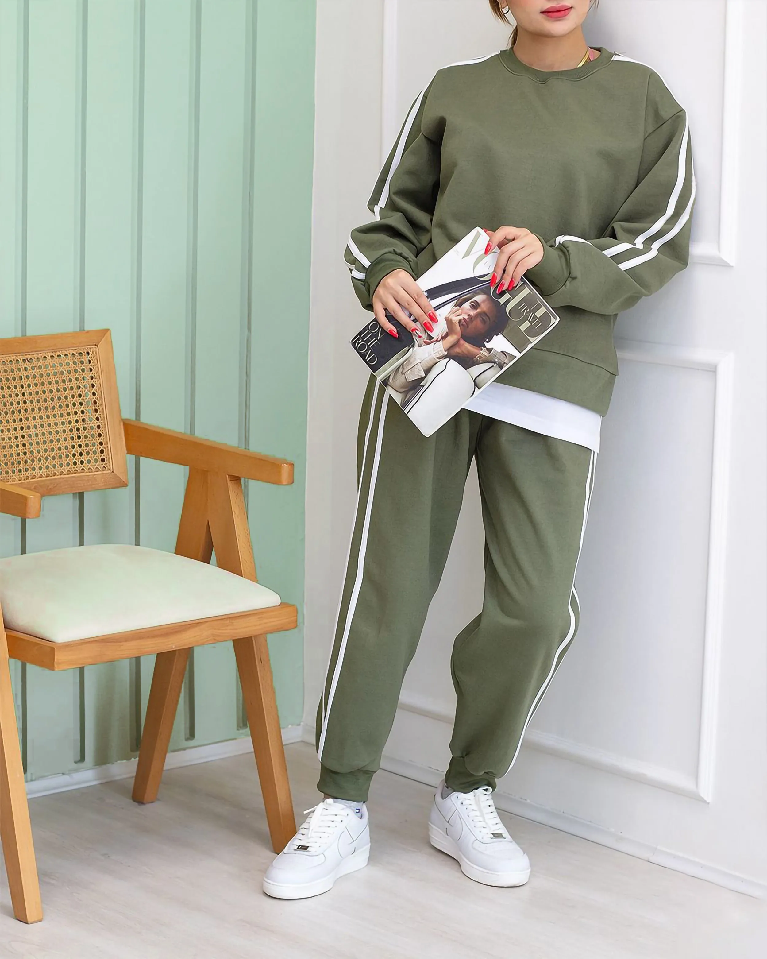 Cozy Double Striped Set