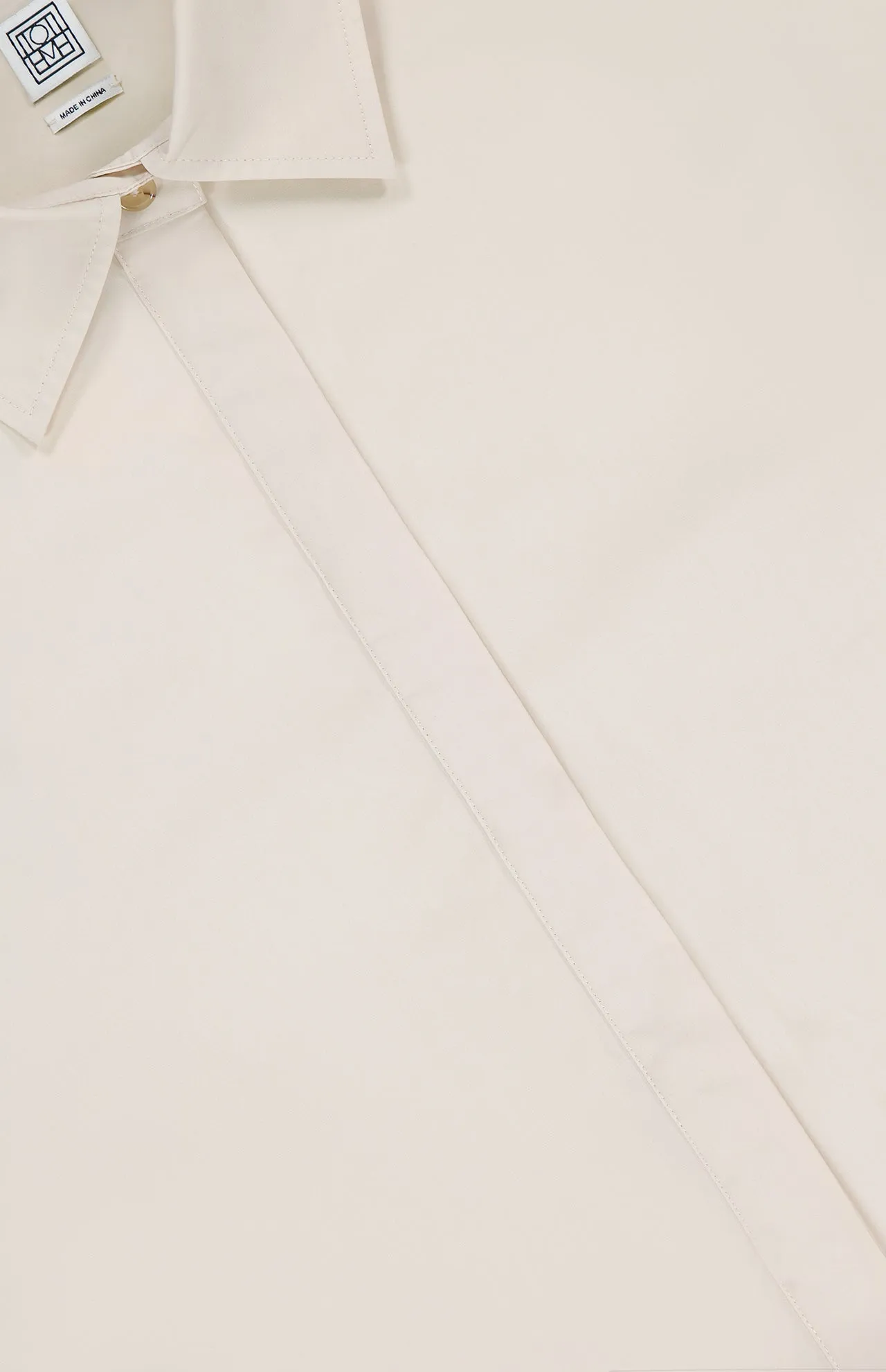 Cropped Cotton Poplin Shirt