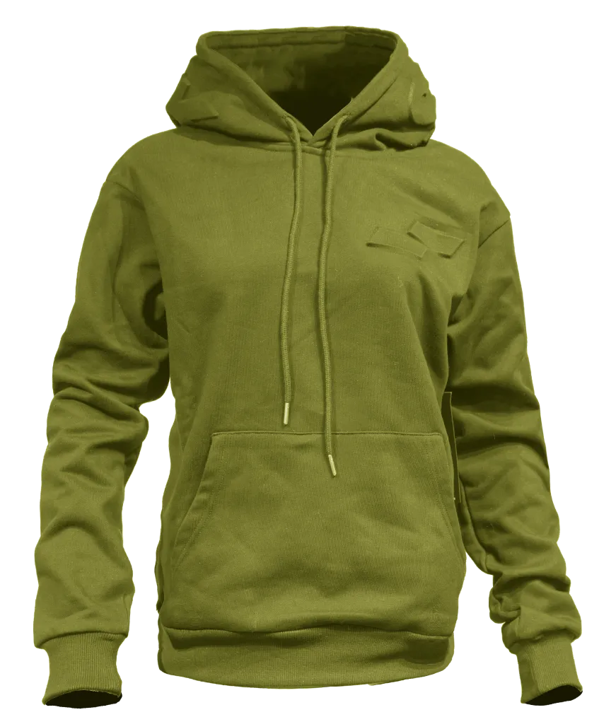 Emboss Hoodies: Olive