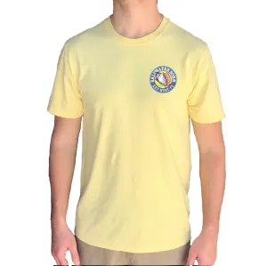 Key West, Florida Circle Logo Saltwater Born Tee