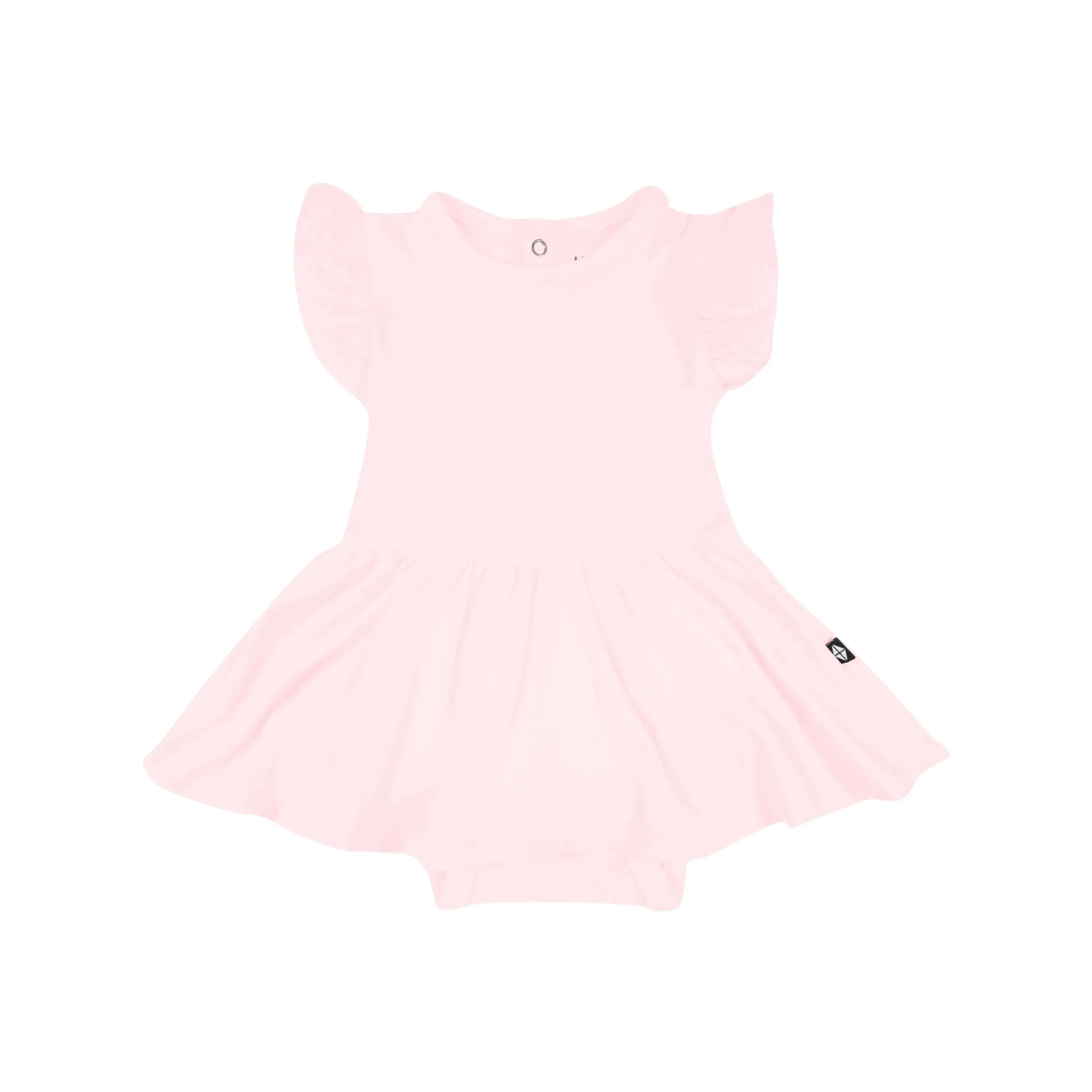 Kyte Baby Short Sleeve Twirl Bodysuit Dress - Sakura