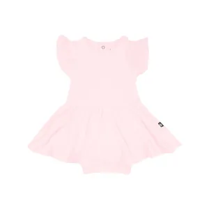 Kyte Baby Short Sleeve Twirl Bodysuit Dress - Sakura