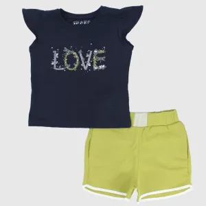Lovely Sleeveless 2-Piece Outfit Set