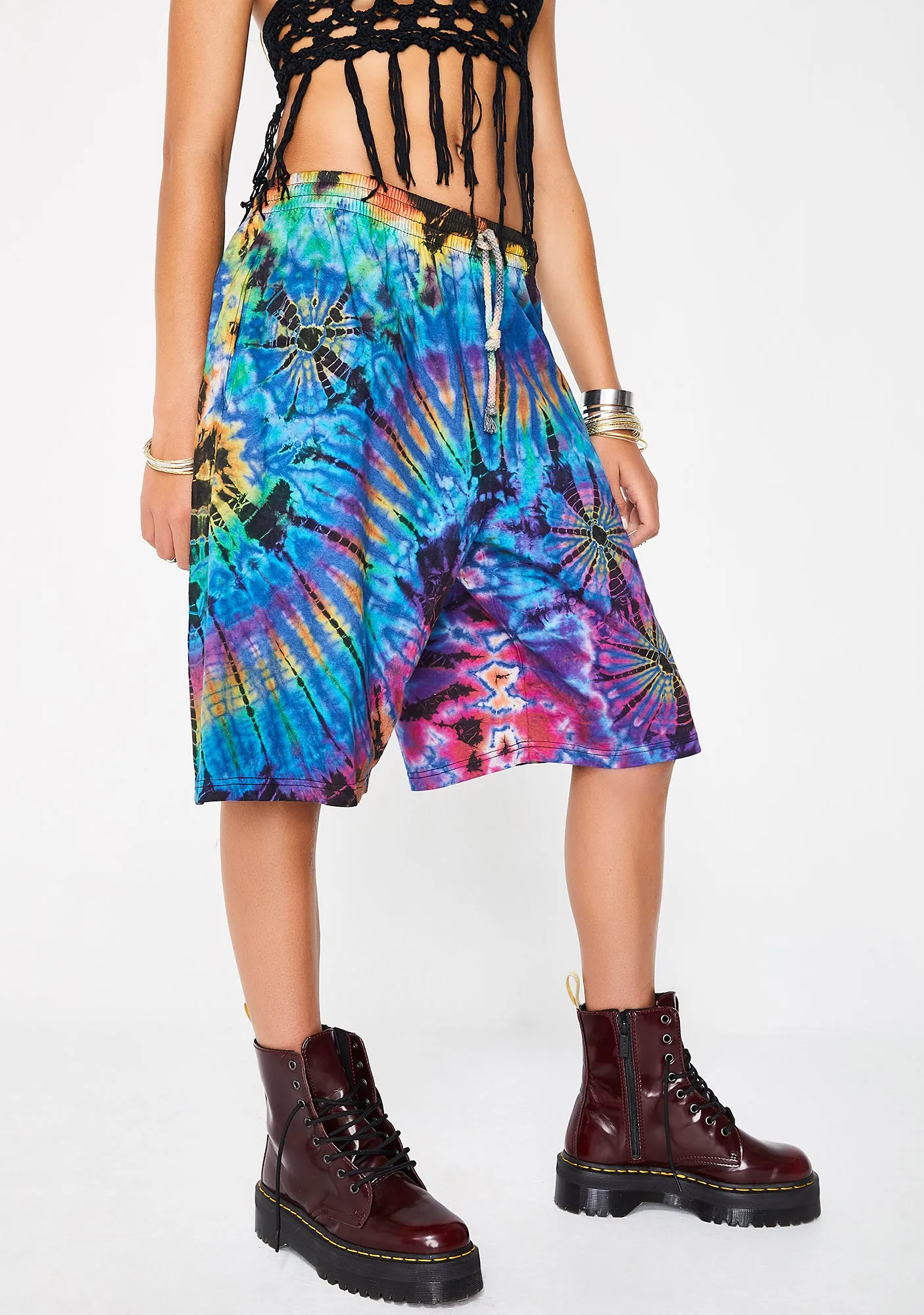 Mellow Vibes Tie Dye Shorts