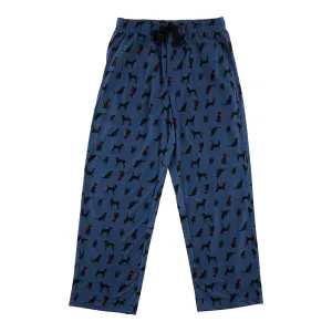Men's Printed Drawstring PJ Pants