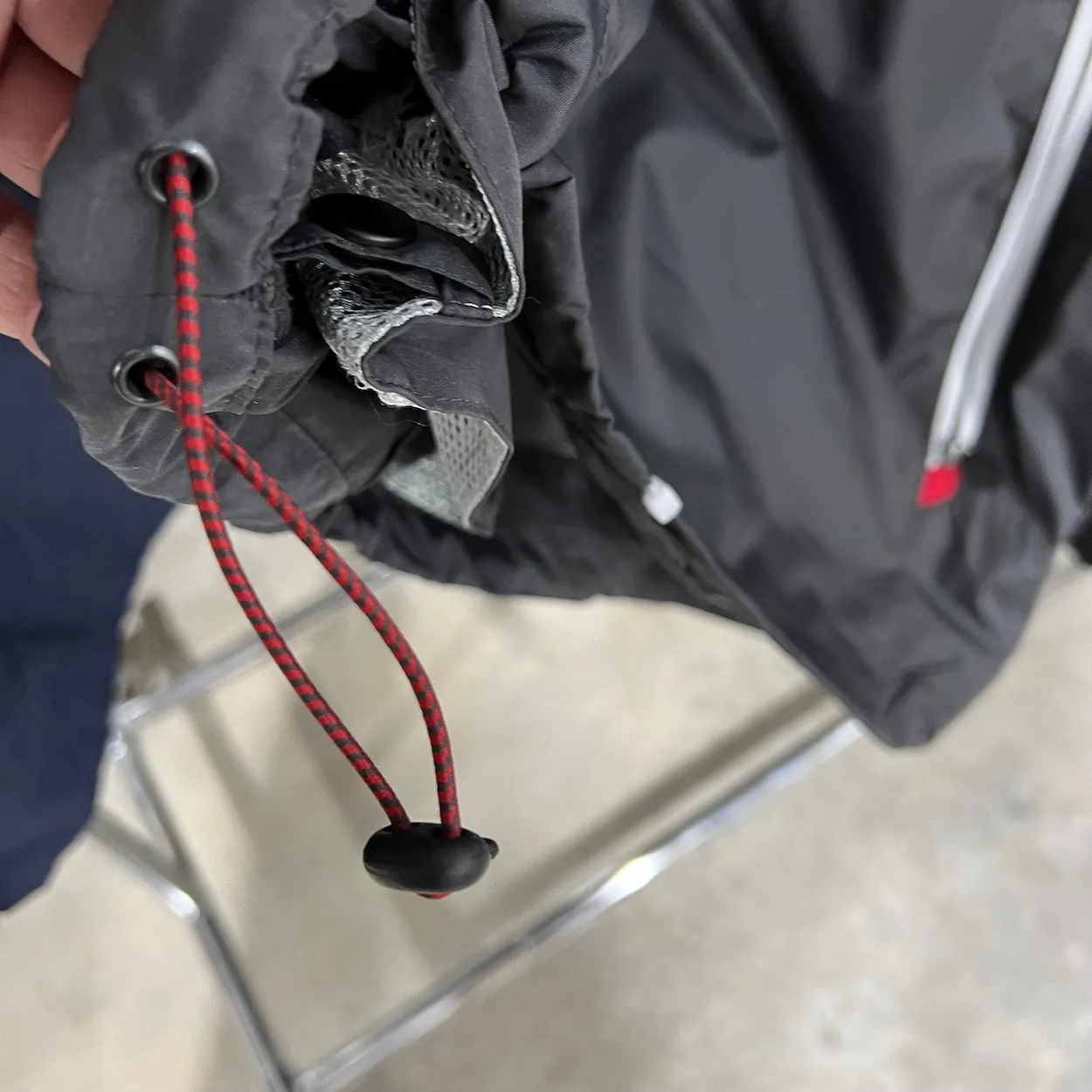 Men's Spyderpunk Zipped Windbreaker Hooded & Lined With Pockets