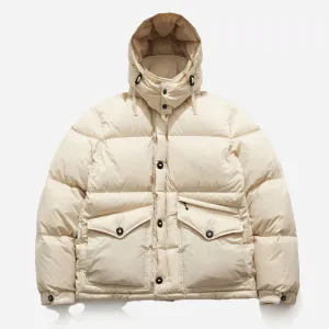 MK3 HOODED DOWN JUMPER JACKET - CREAM