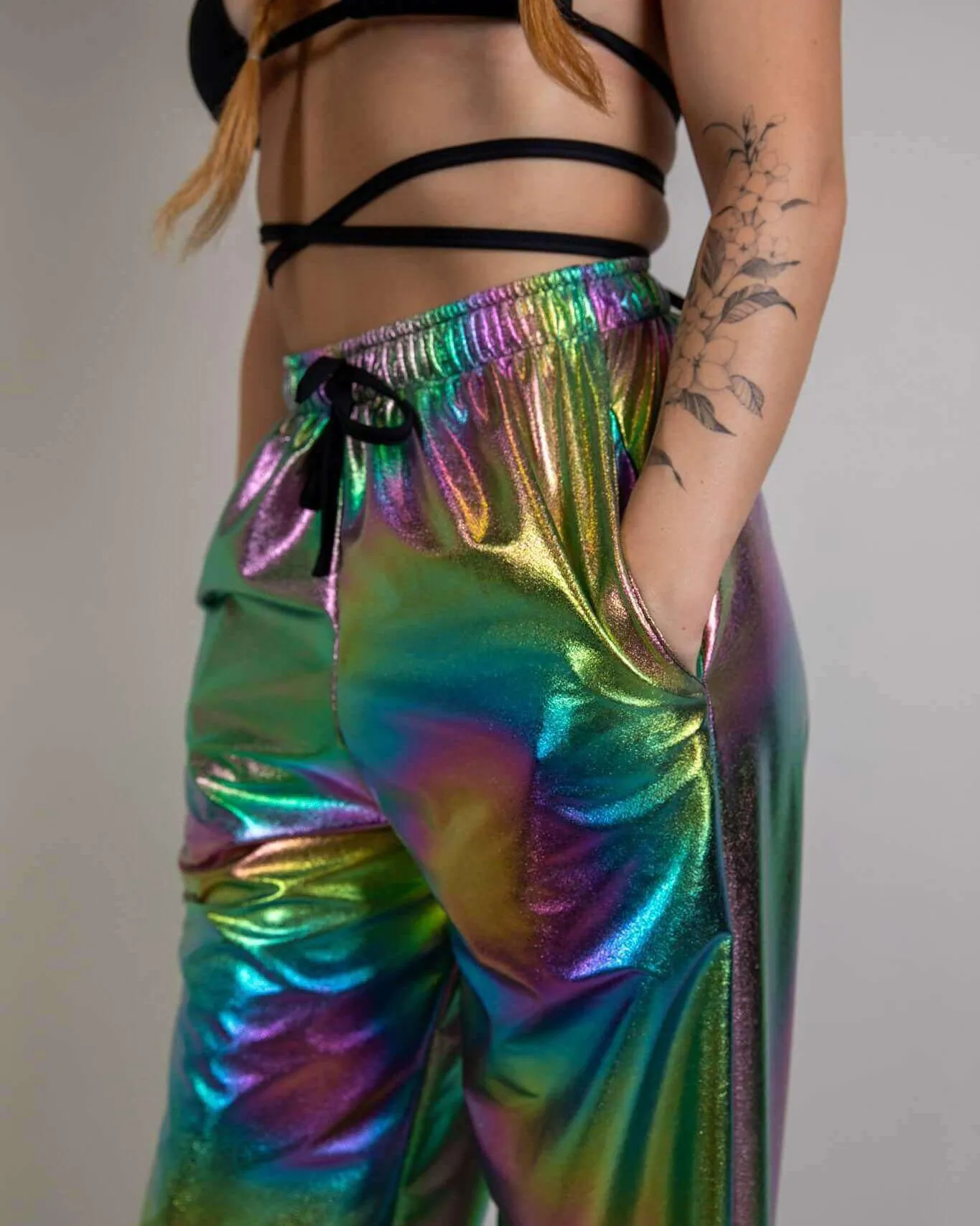 Oil Slick Lucy Pants - Iridescent