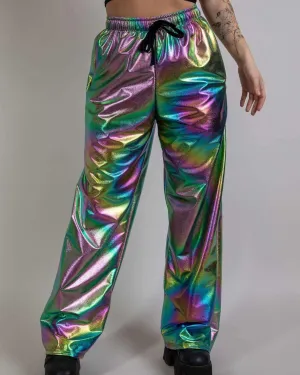 Oil Slick Lucy Pants - Iridescent