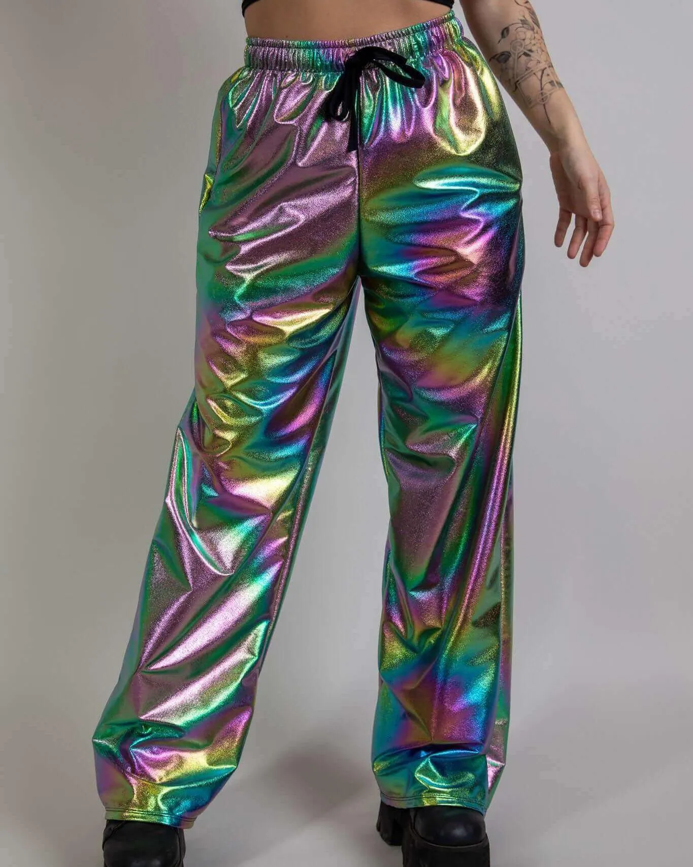 Oil Slick Lucy Pants - Iridescent