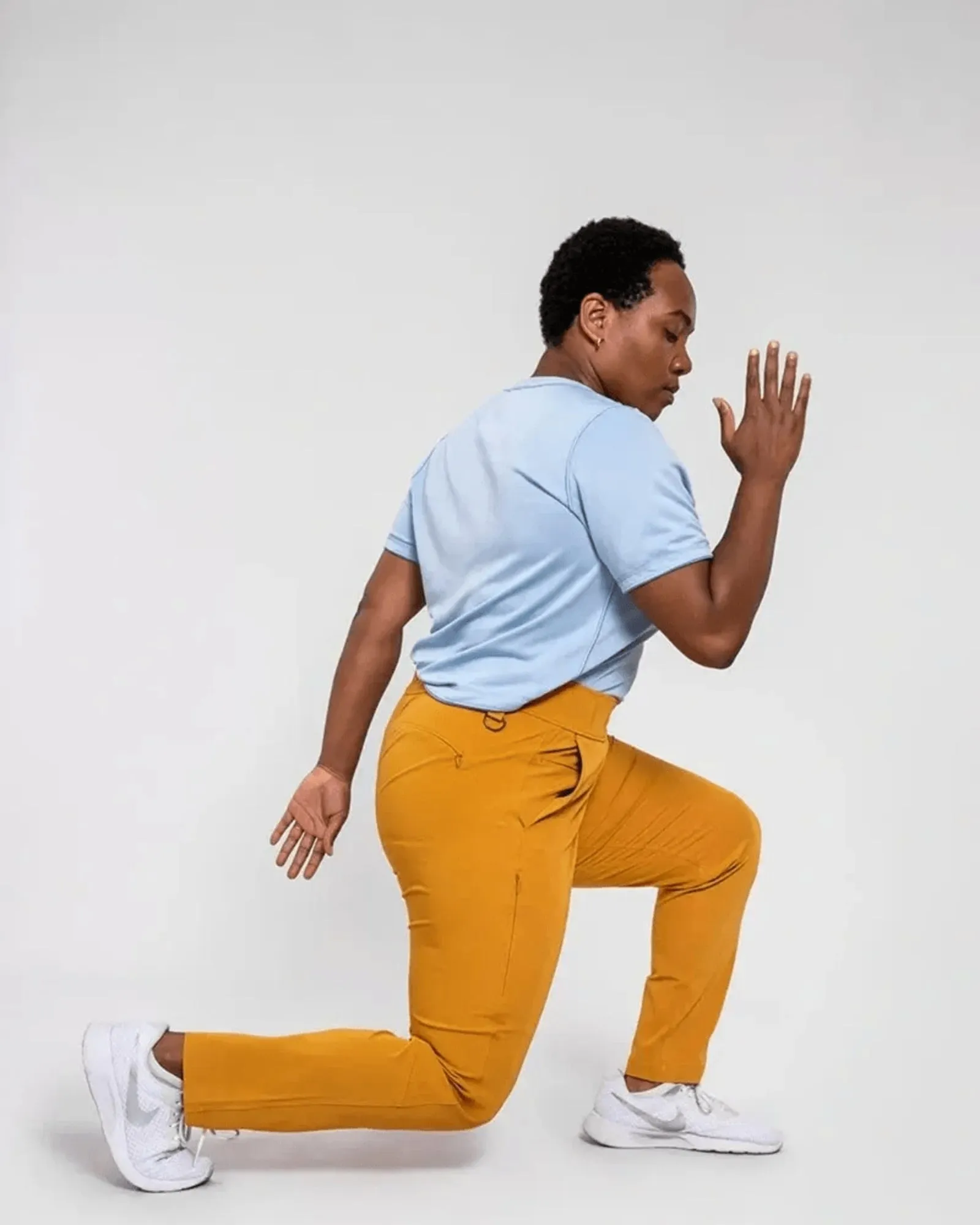 open air pant (32") | golden mustard