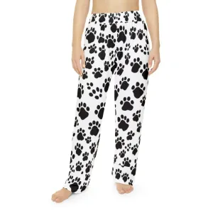 Paw Print Pattern Pajama Pants for Cozy Nights