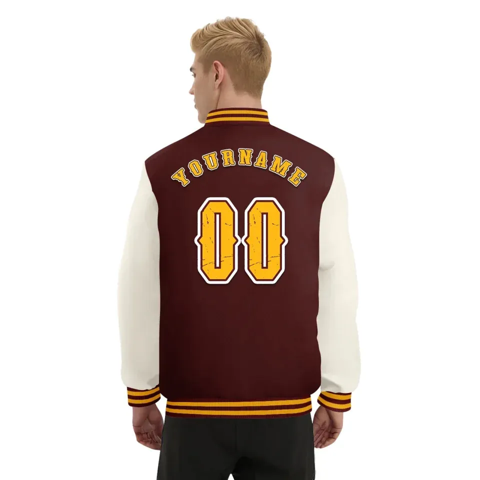 Personalized Stylish Jackets, Custom Varsity Jacket with Letter,  Men Baseball Jacket