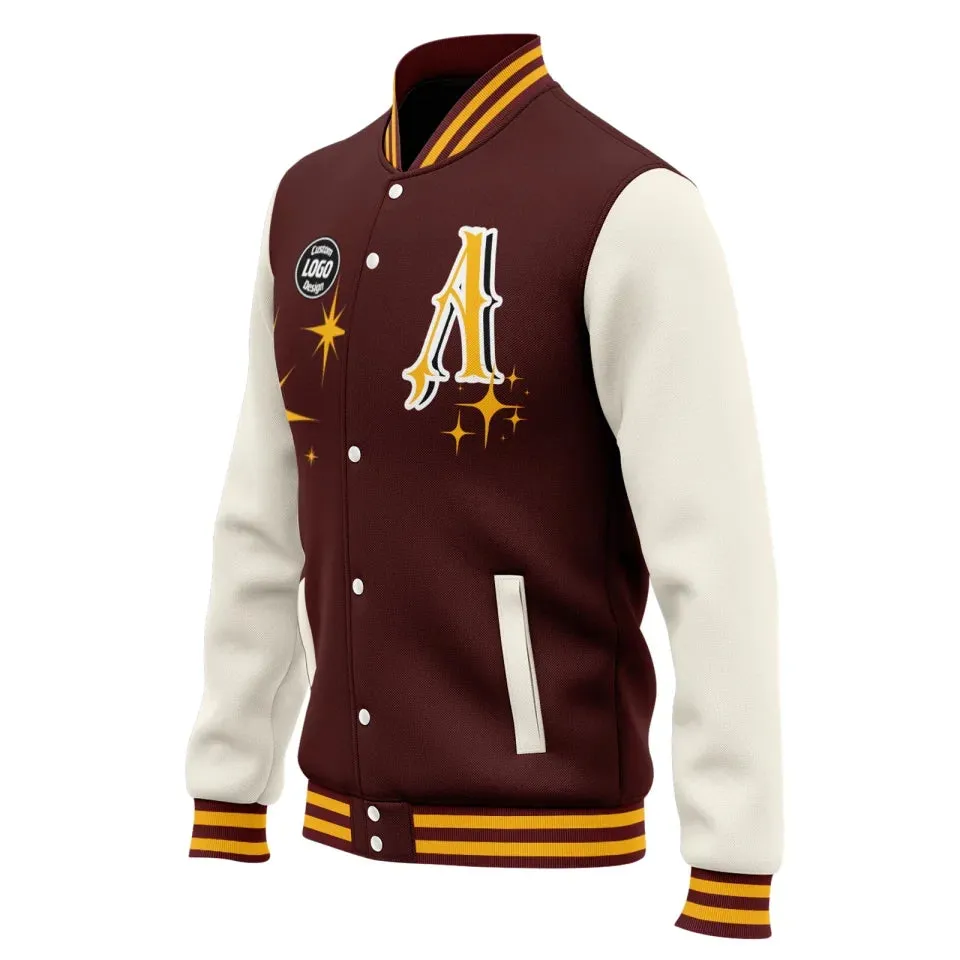 Personalized Stylish Jackets, Custom Varsity Jacket with Letter,  Men Baseball Jacket