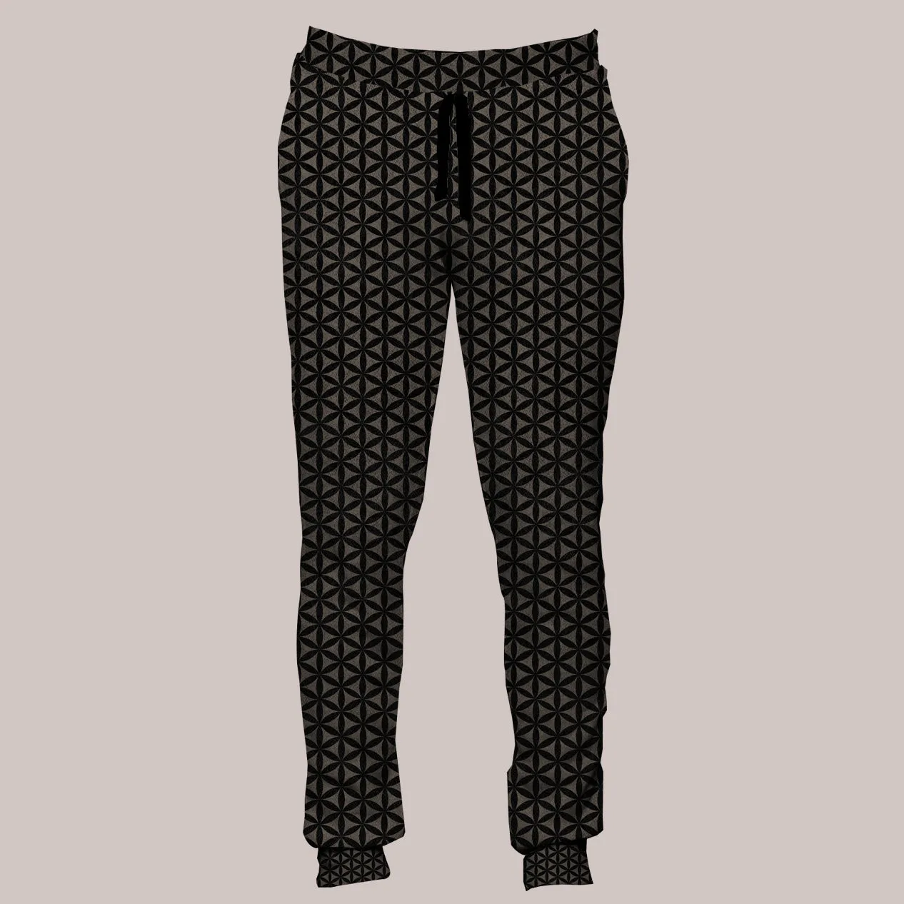 Psychedelic Joggers (UV/RGB, Eco-Friendly, Unisex, Fleece-Lined) | SEED