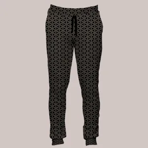 Psychedelic Joggers (UV/RGB, Eco-Friendly, Unisex, Fleece-Lined) | SEED