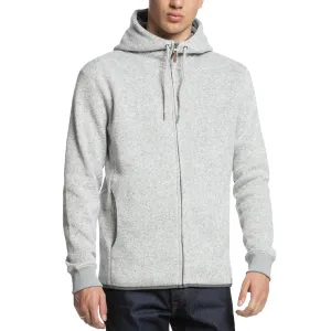 Quiksilver Mens Keller Zip Up Hooded Jacket - Grey