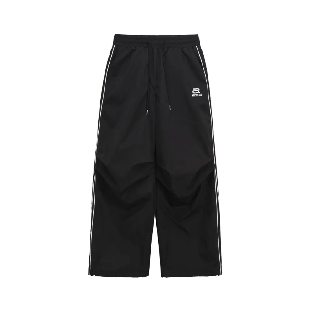 Solid Color Loose Sweatpants
