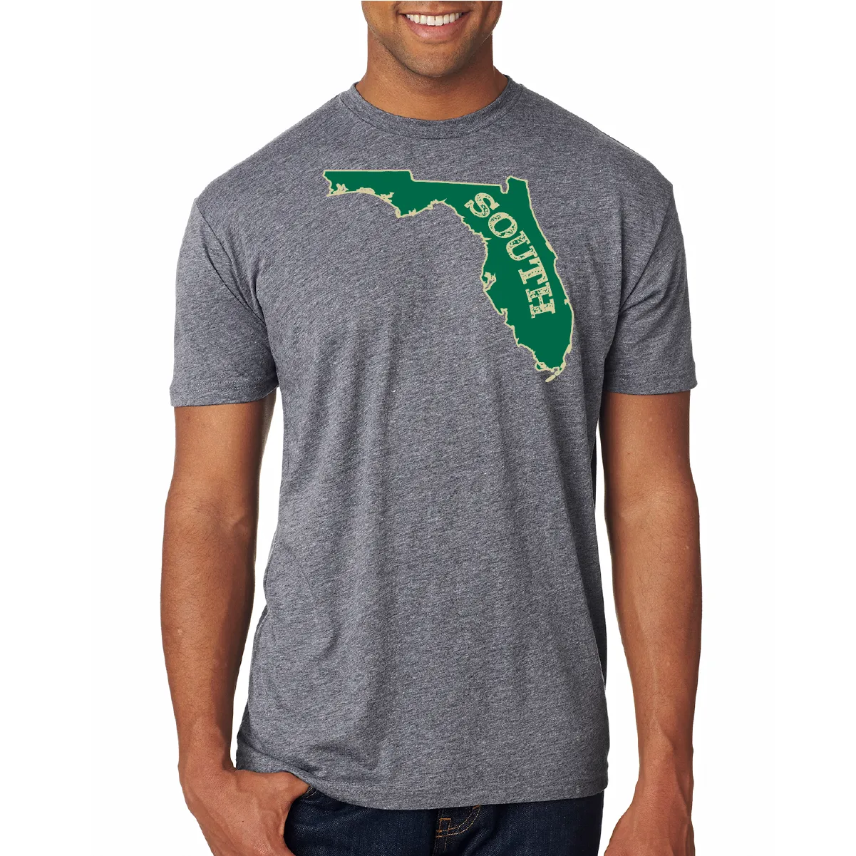South Florida Green and Gold Soft Tee