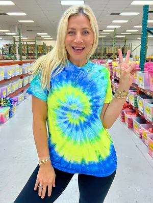 Sunset Swirl Tie-Dye Tee