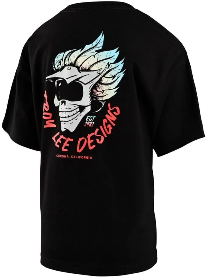 TROY LEE DESIGNS FEATHERS Youth TEE - BLACK