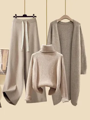 Warm Knitwear Sets For Women