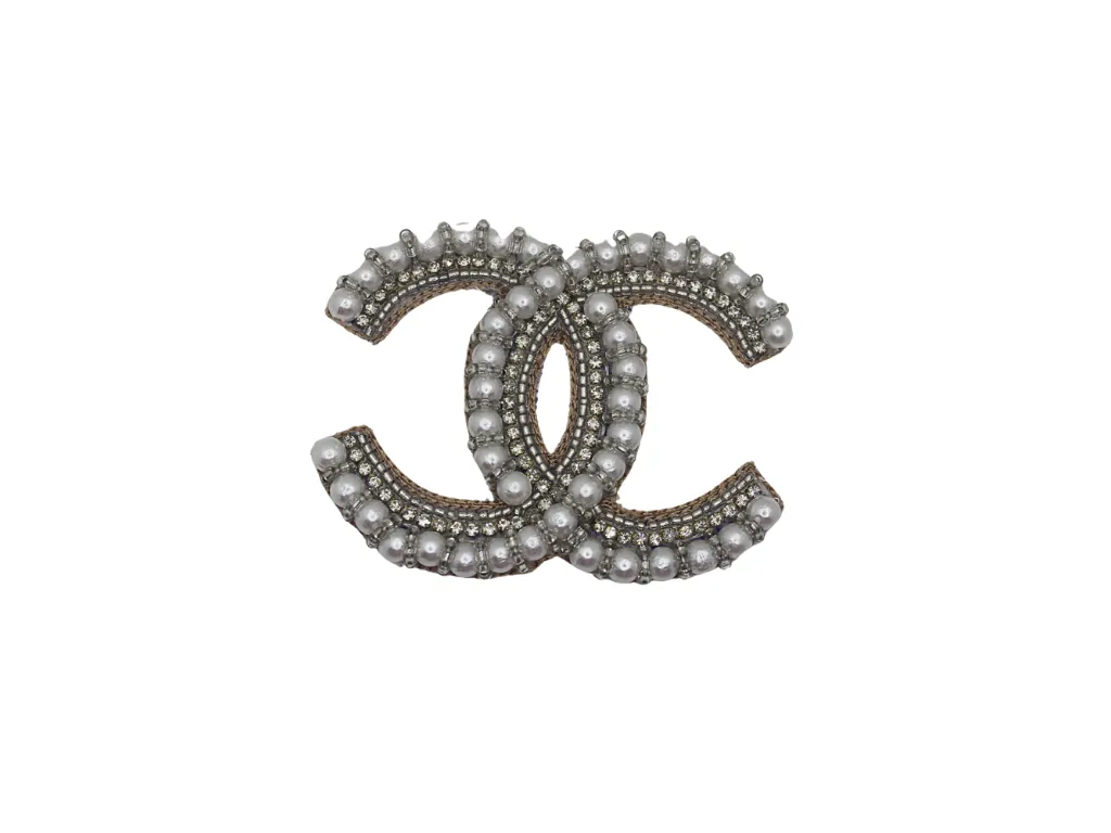 White Pearl Work Designer Patches