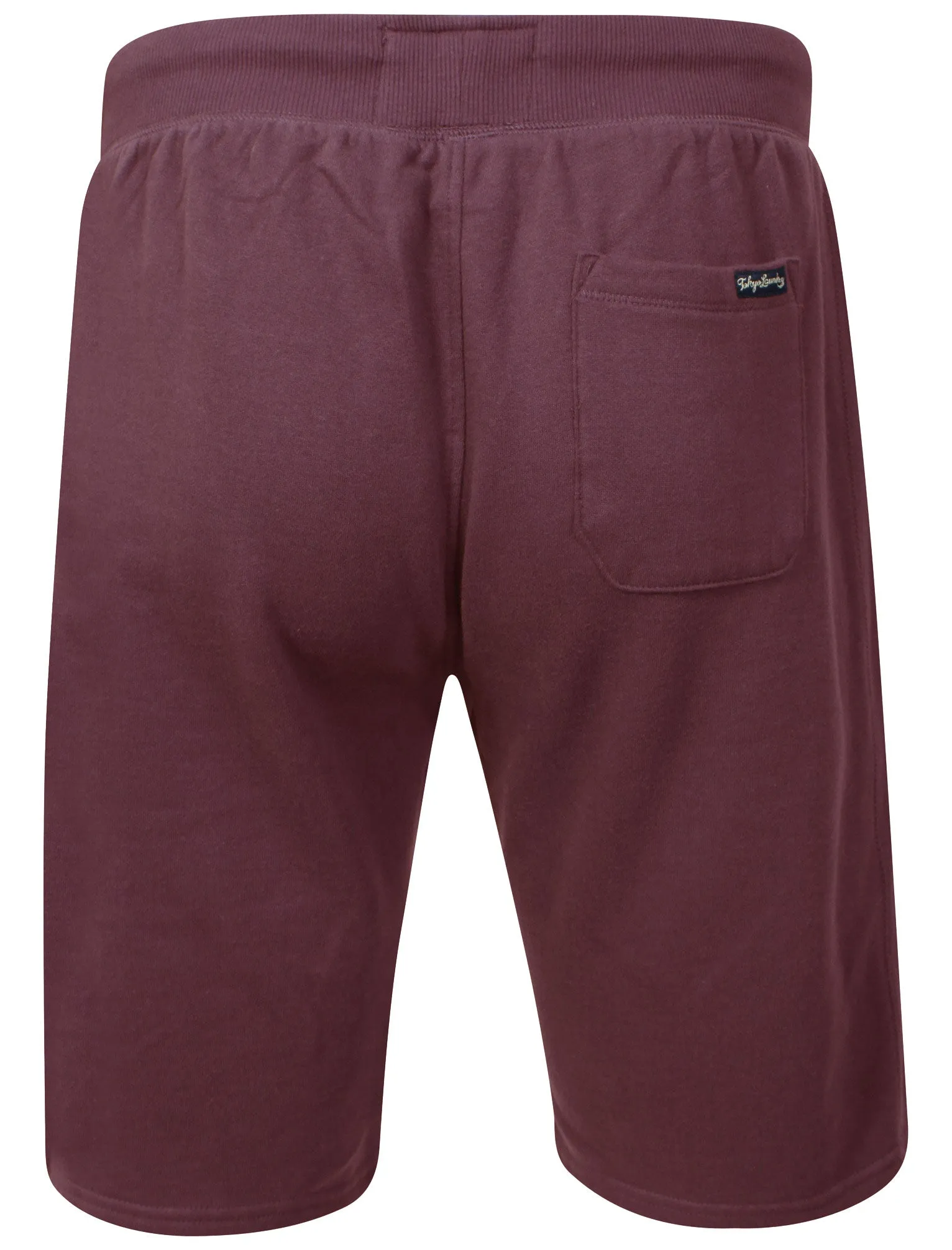 Willow Cove Sweat Shorts in Bordeaux Marl - Tokyo Laundry