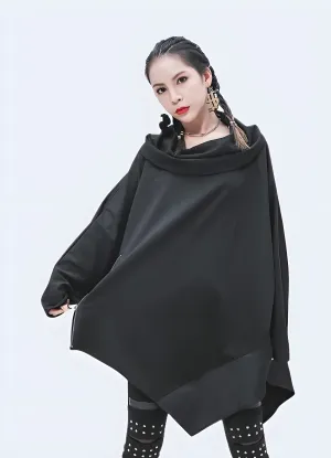 Women's Irregular Techwear Sweatshirt