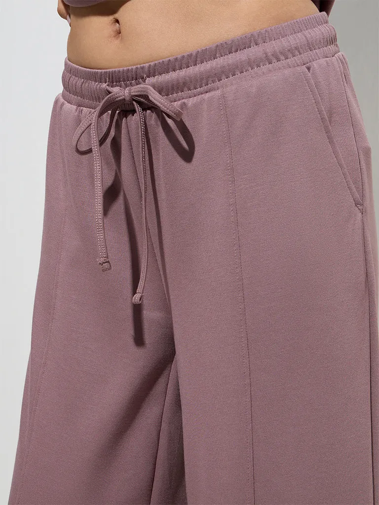 Wunderlove Dark Mauve High-Rise Lounge Pants